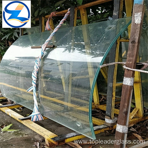 Tempered heat soaked glass bent curved tempered glass